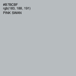 #B7BCBF - Pink Swan Color Image